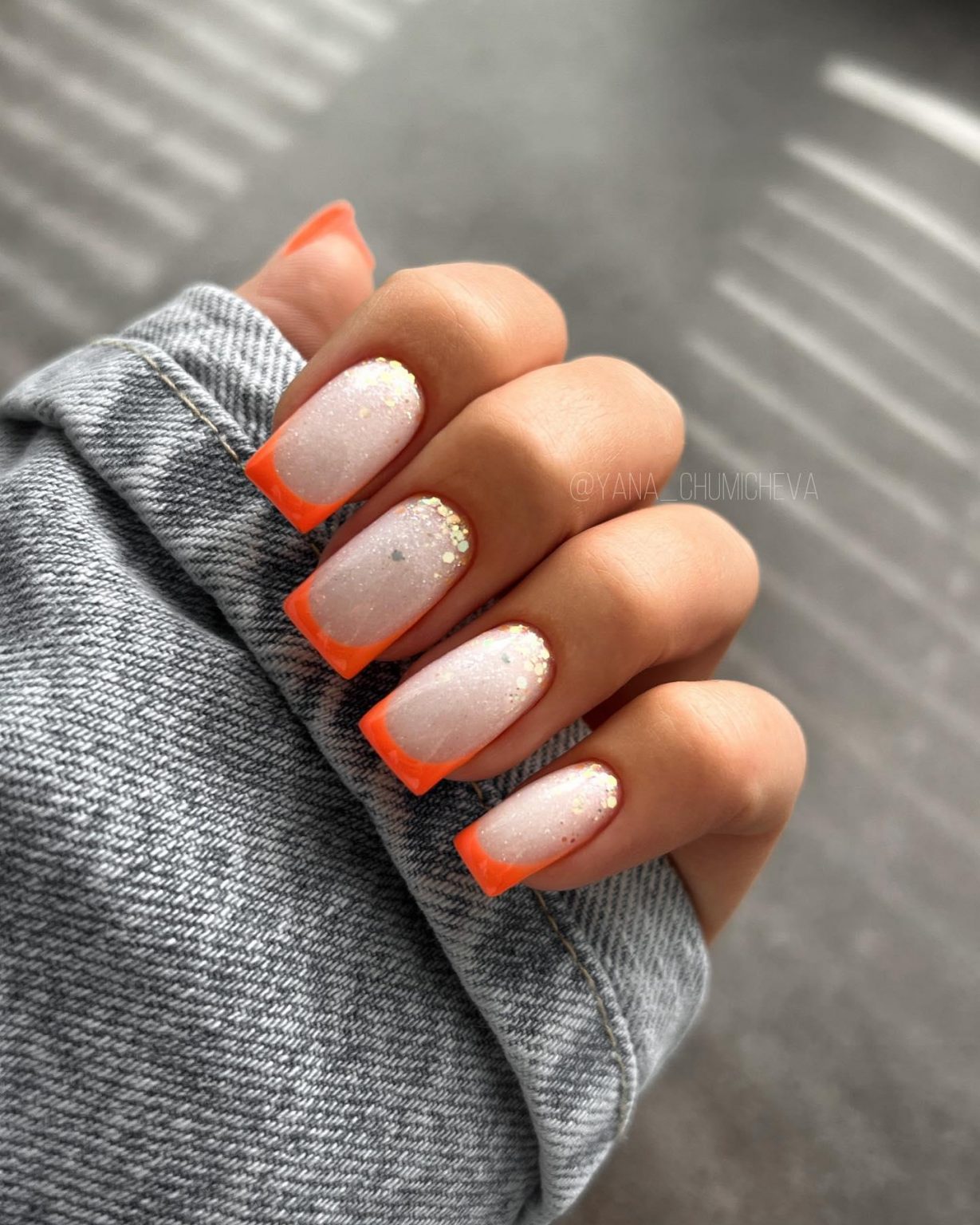 70+ Beautiful Natural short square acrylic nail designs to try Fashionsum