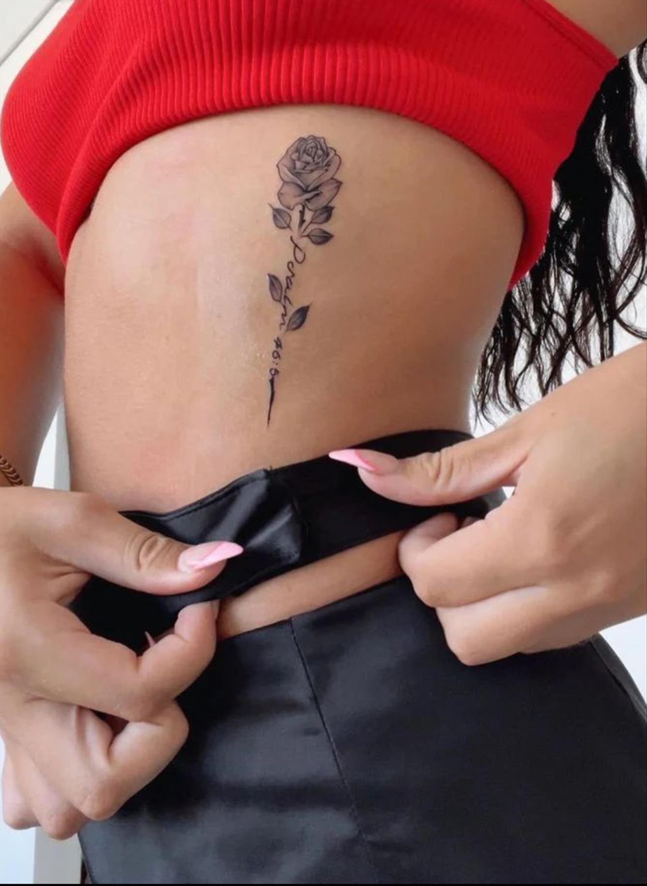 Cool tattoo design and tattoo placement for girls
