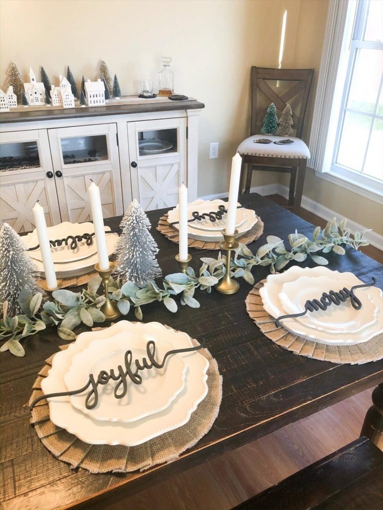 Merry Christmas Table Decoration Ideas for Holiday Cheer