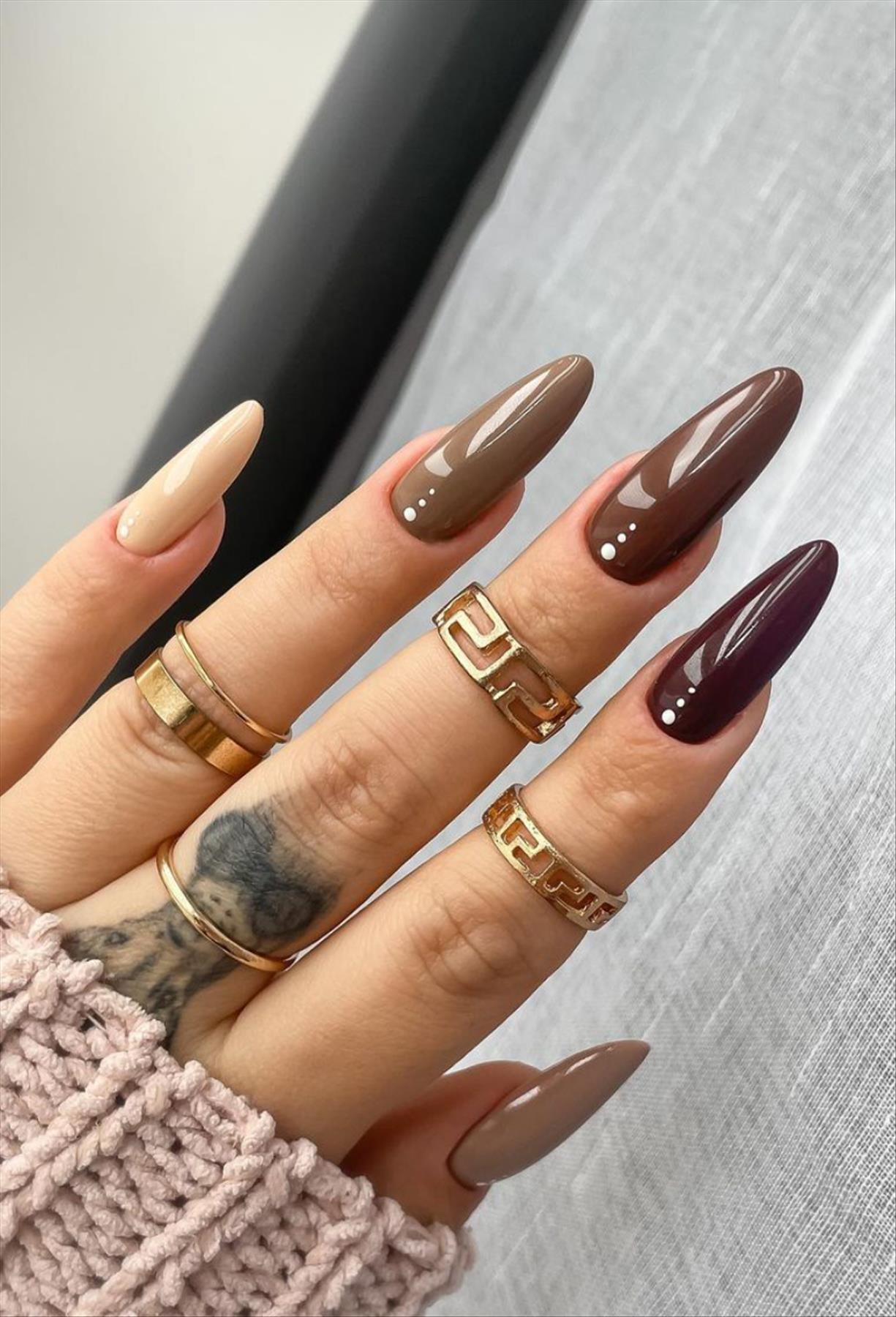 Pretty short Winter nails inspiration you'll love