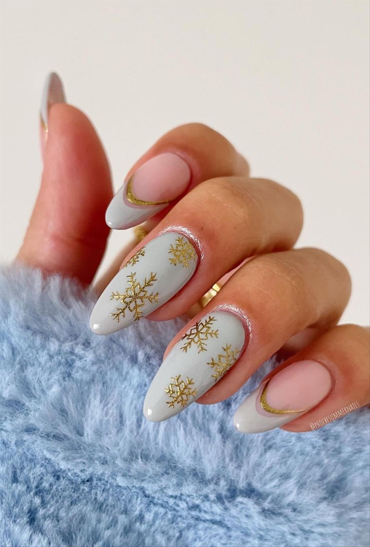 Pretty short Winter nails inspiration you'll love