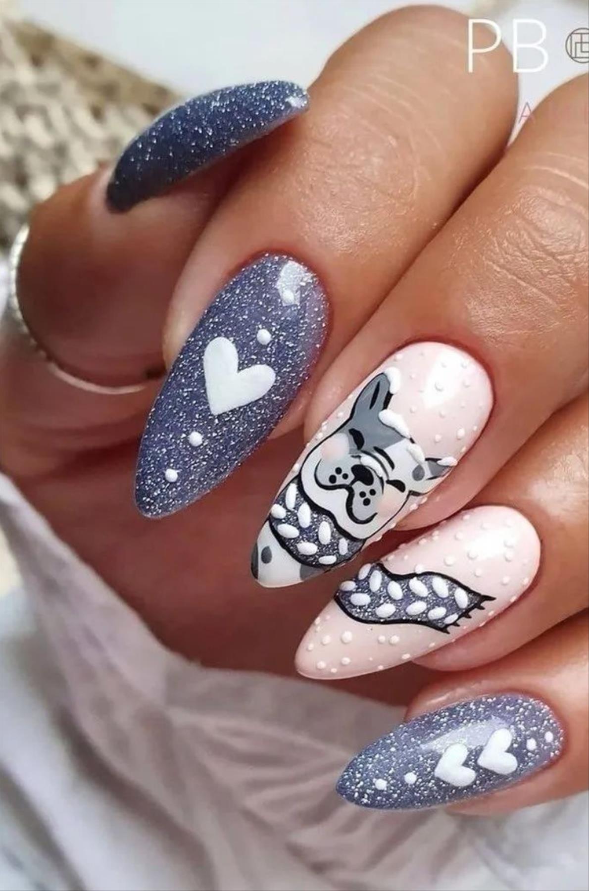 Pretty short Winter nails inspiration you'll love