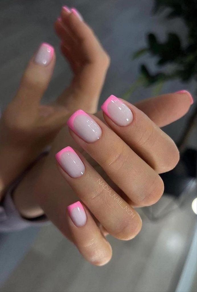 Natural short Fall nail art and nail colors for 2023