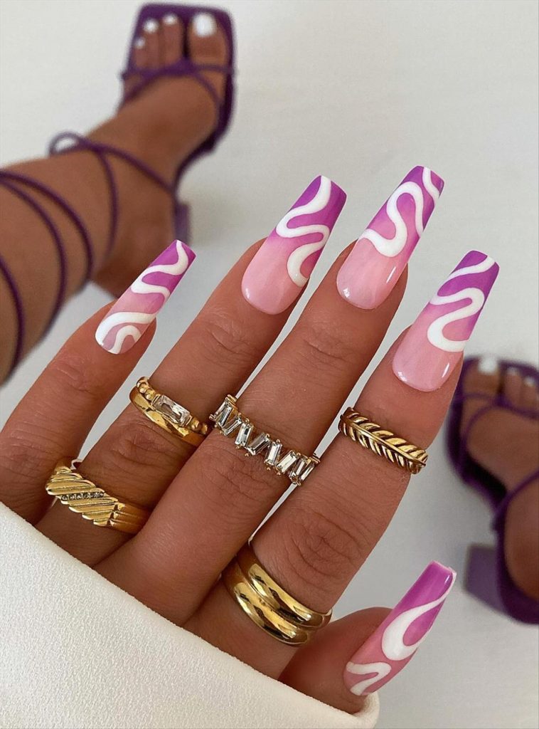 Cool Fall Coffin Nails 2023 and Autumn nail colors to get inspired