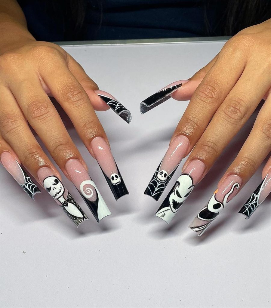 Perfect Halloween Nails acrylic design 2023 inspiration