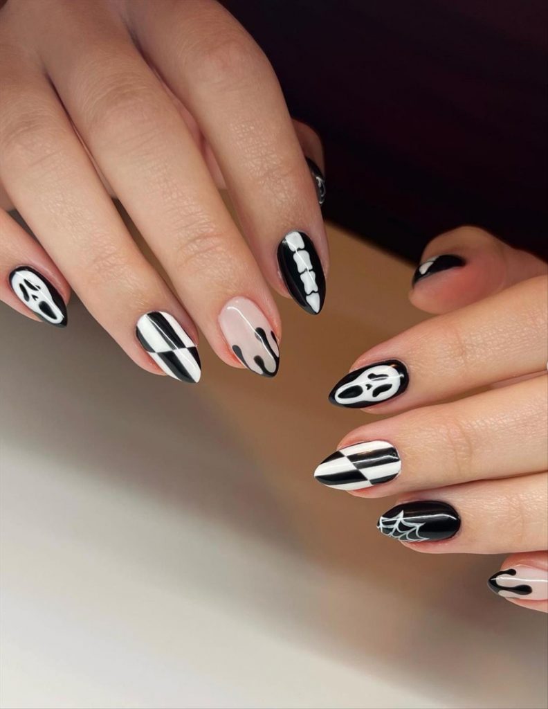 Perfect Halloween Nails acrylic design 2023 inspiration