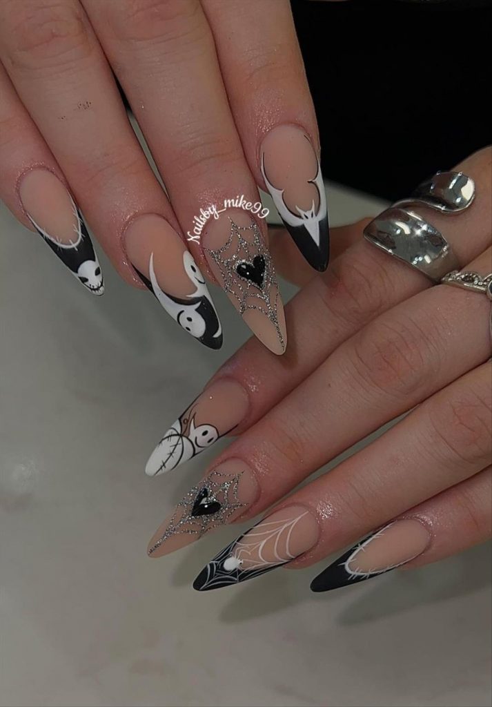 Perfect Halloween Nails acrylic design 2023 inspiration