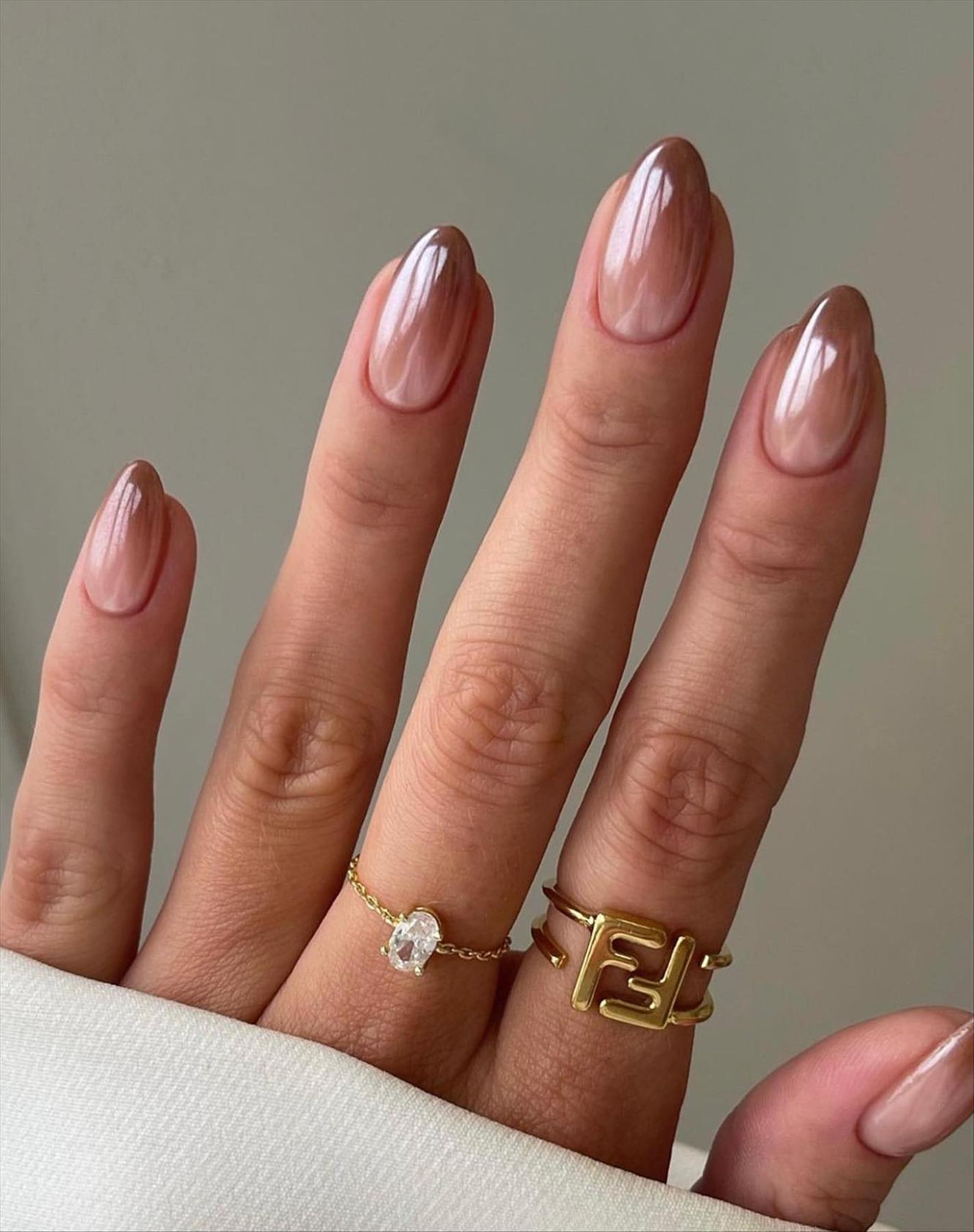 Elegant Spring nude nail colors 2024 to try now