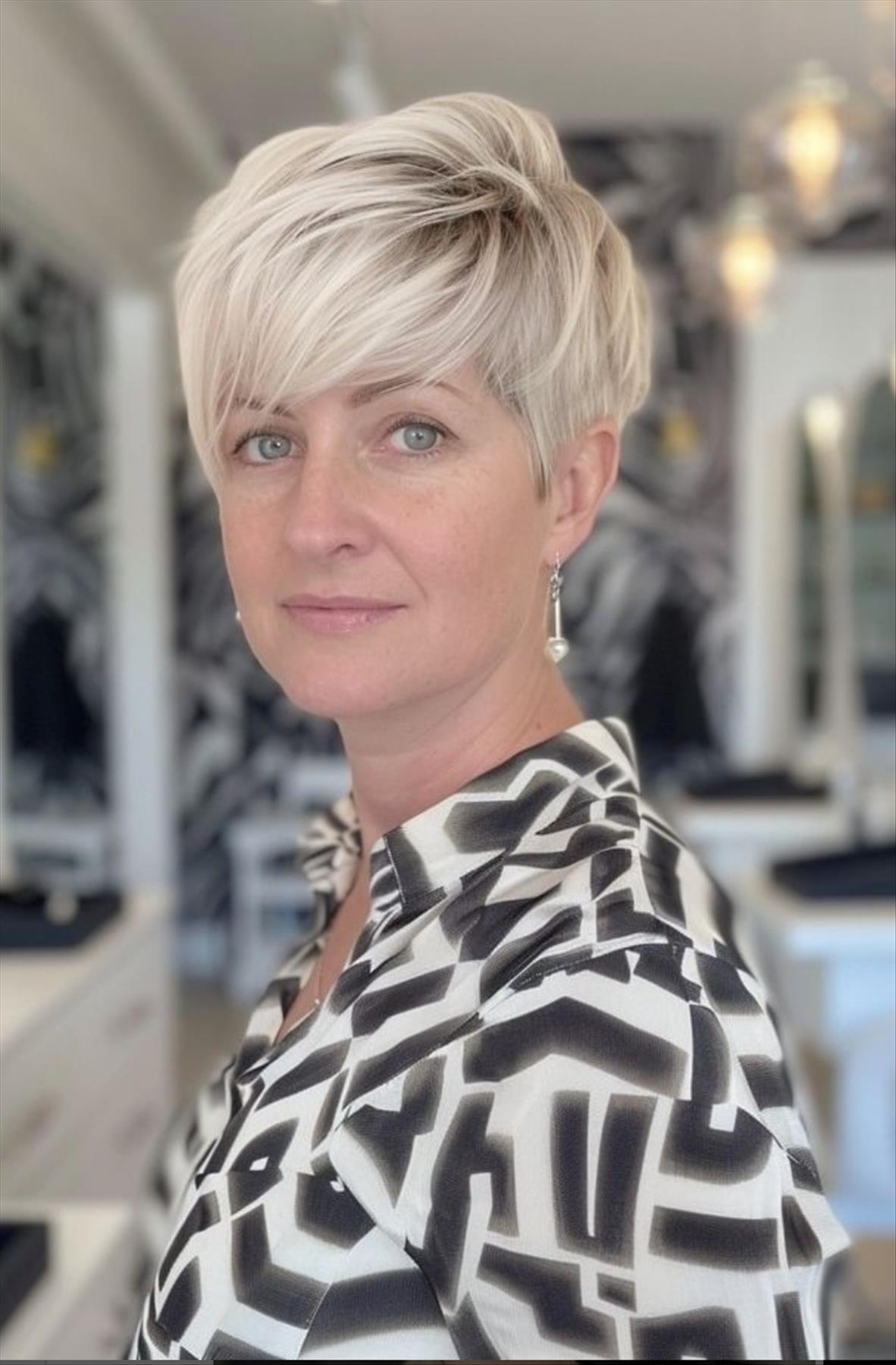 Elevate Your Style with an Ash Blonde Pixie Haircut