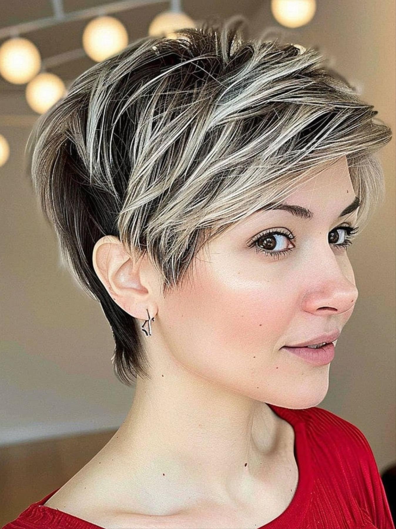 Elevate Your Style with an Ash Blonde Pixie Haircut