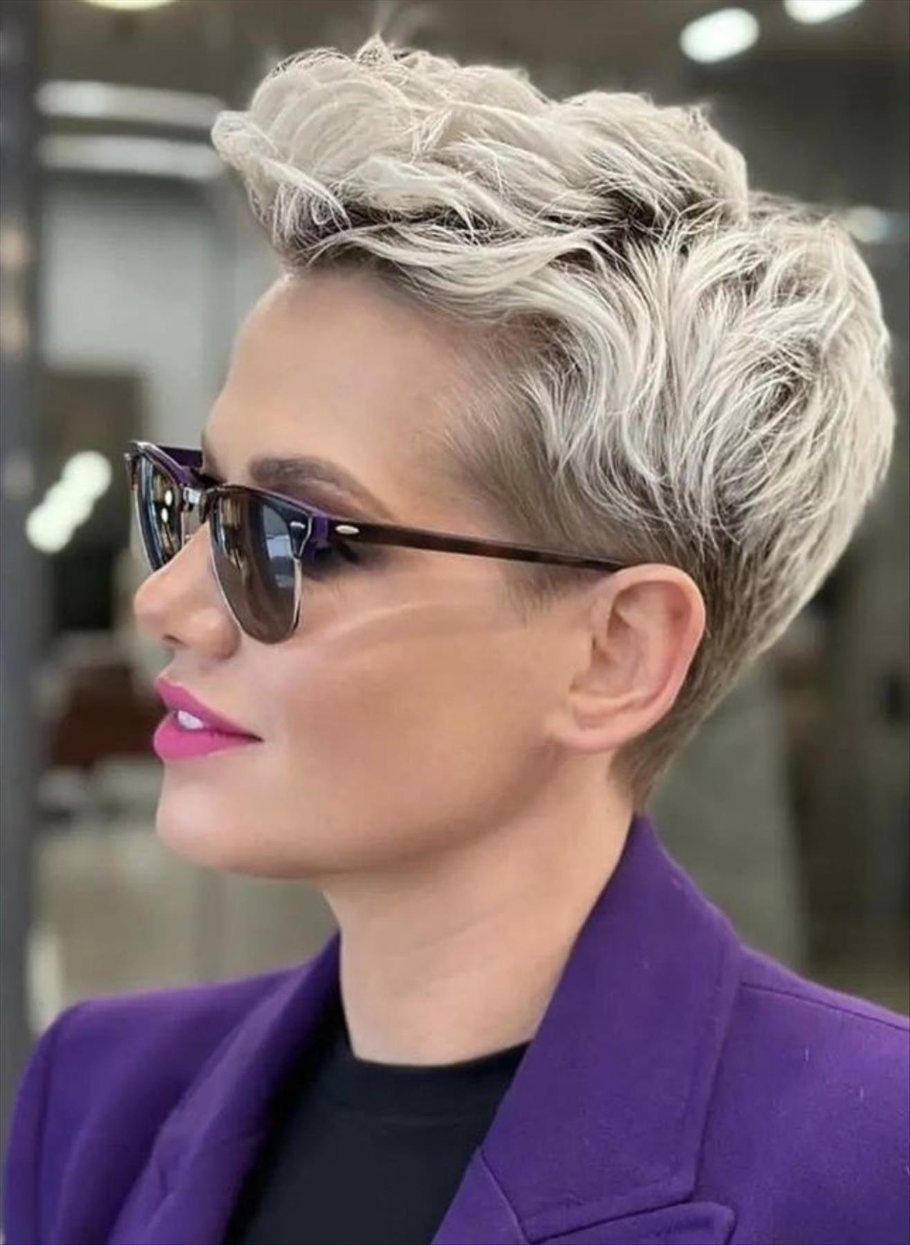 Elevate Your Style with an Ash Blonde Pixie Haircut