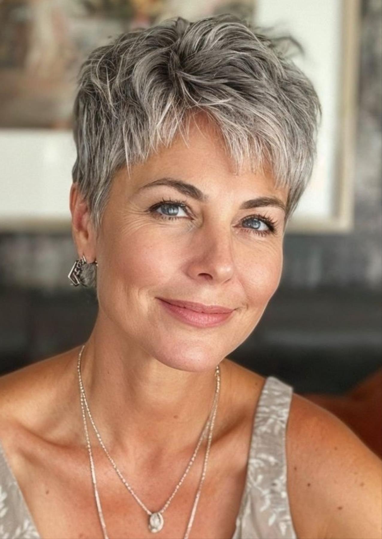 Elevate Your Style with an Ash Blonde Pixie Haircut