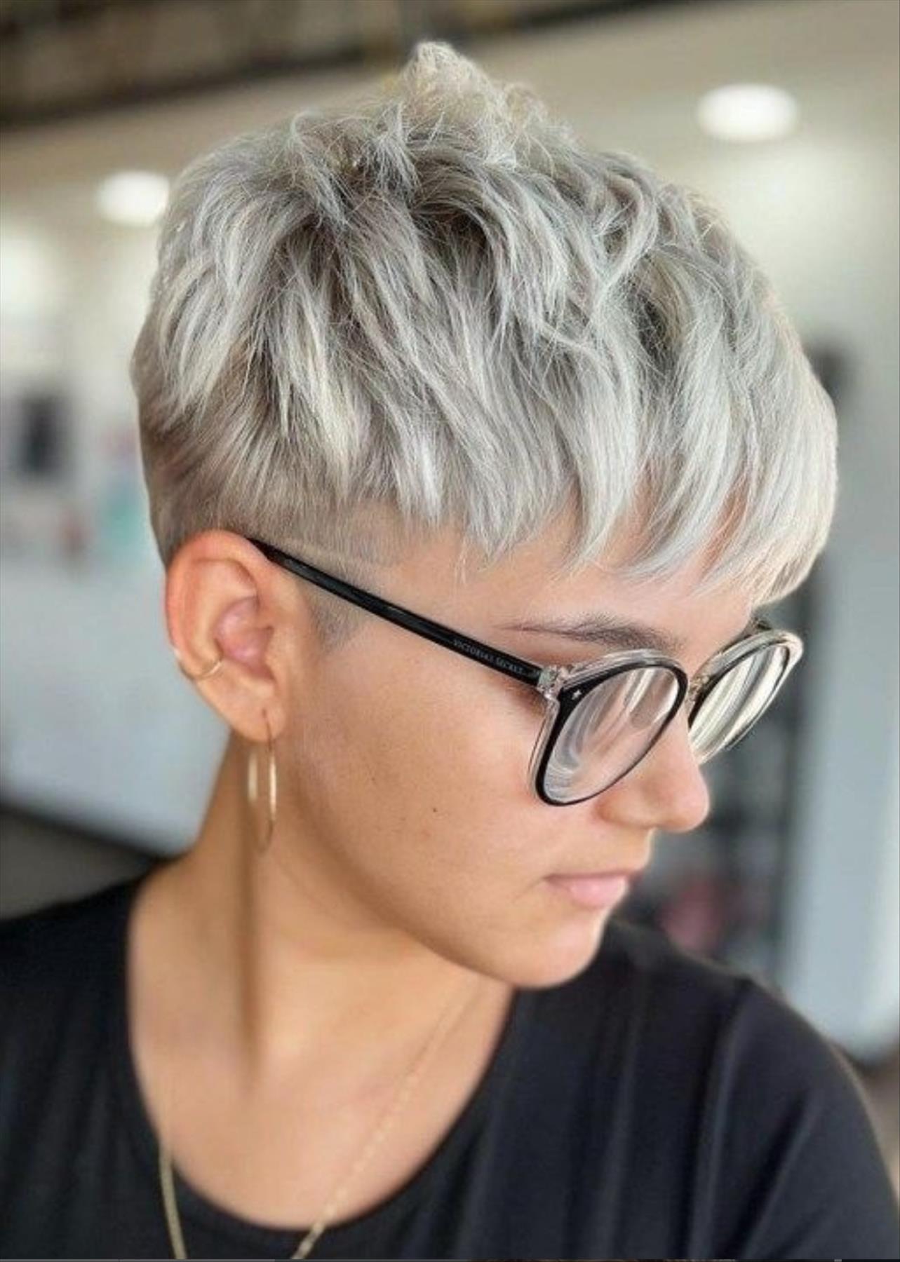 Elevate Your Style with an Ash Blonde Pixie Haircut