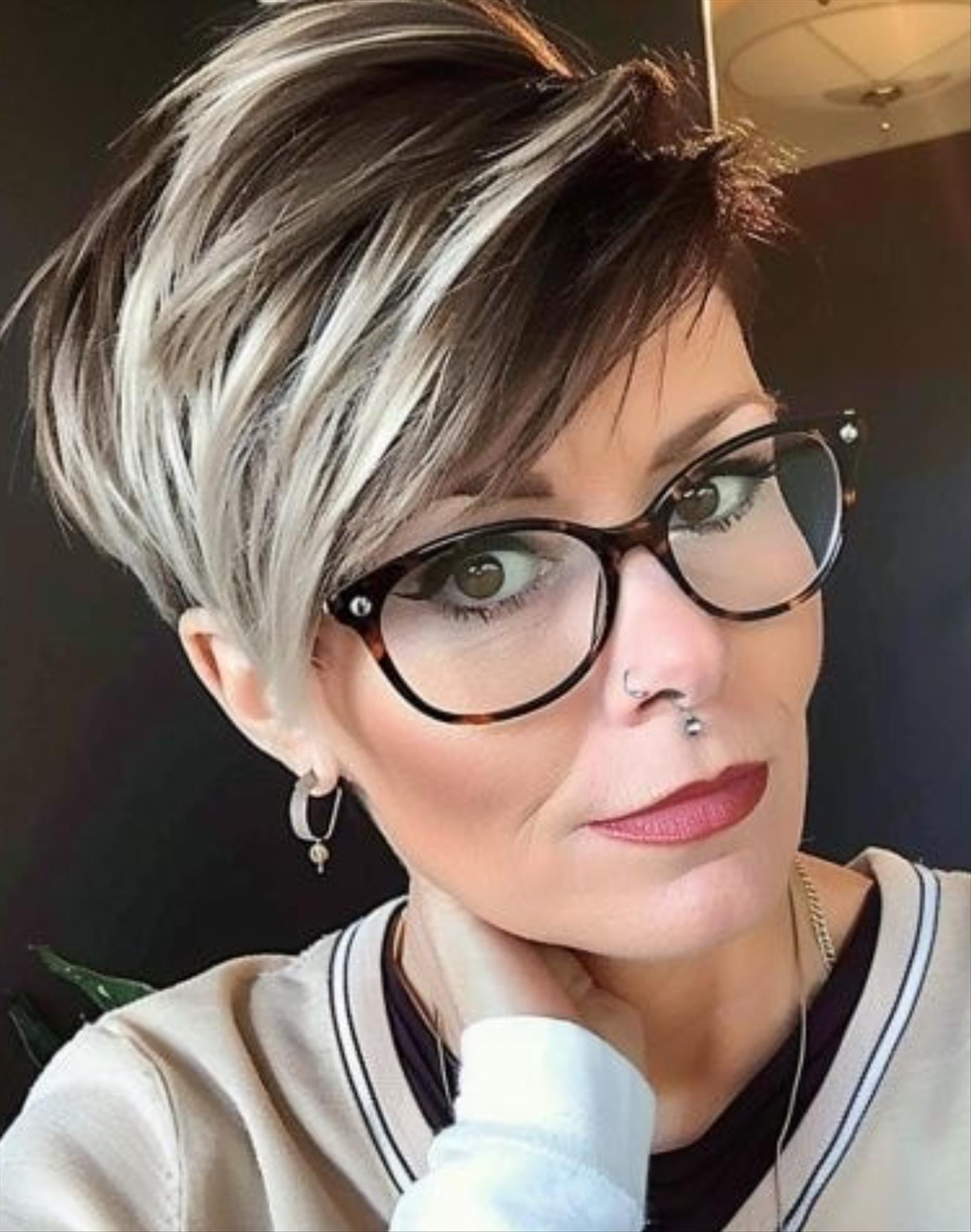 Elevate Your Style with an Ash Blonde Pixie Haircut