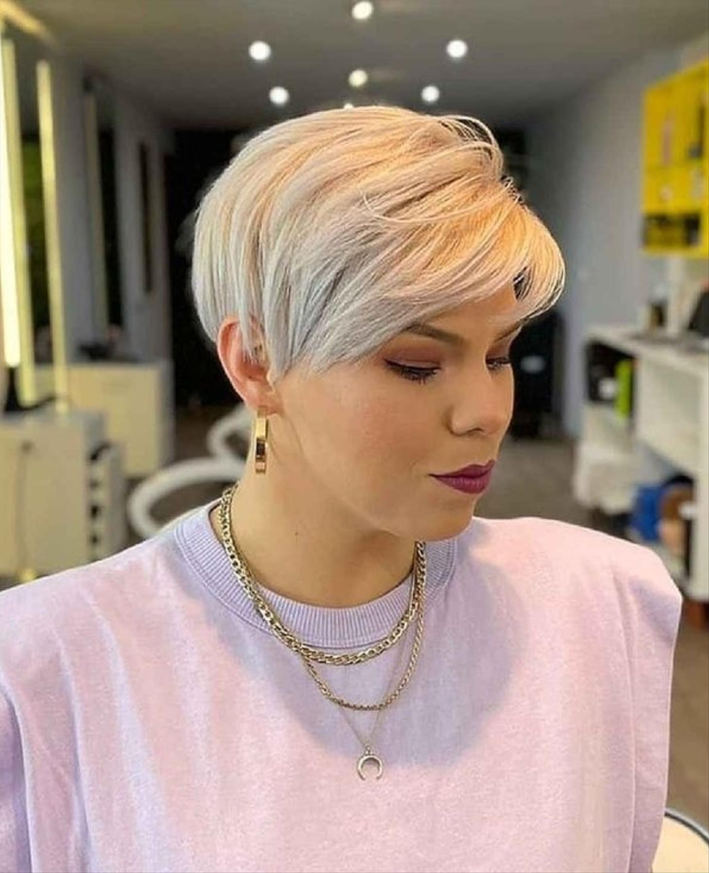 Elevate Your Style with an Ash Blonde Pixie Haircut