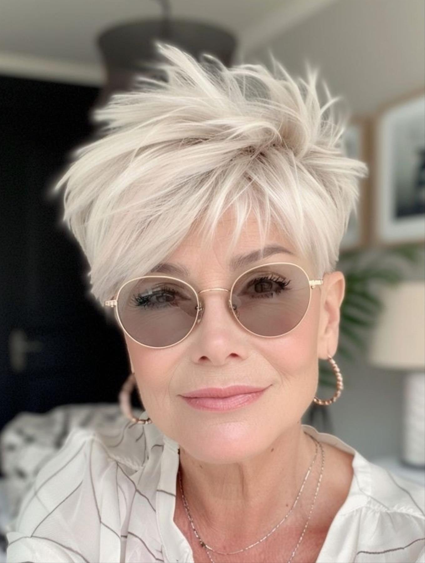 Elevate Your Style with an Ash Blonde Pixie Haircut