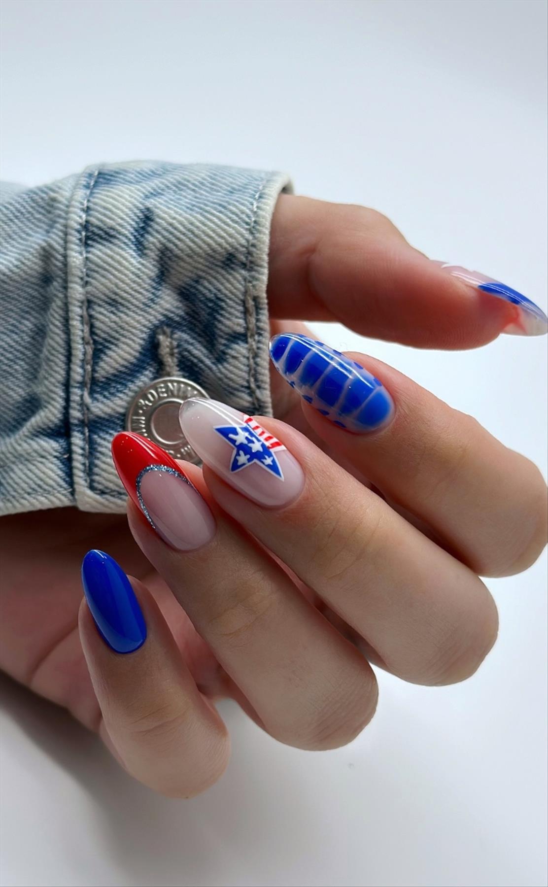 bright summer nails design and nail colors