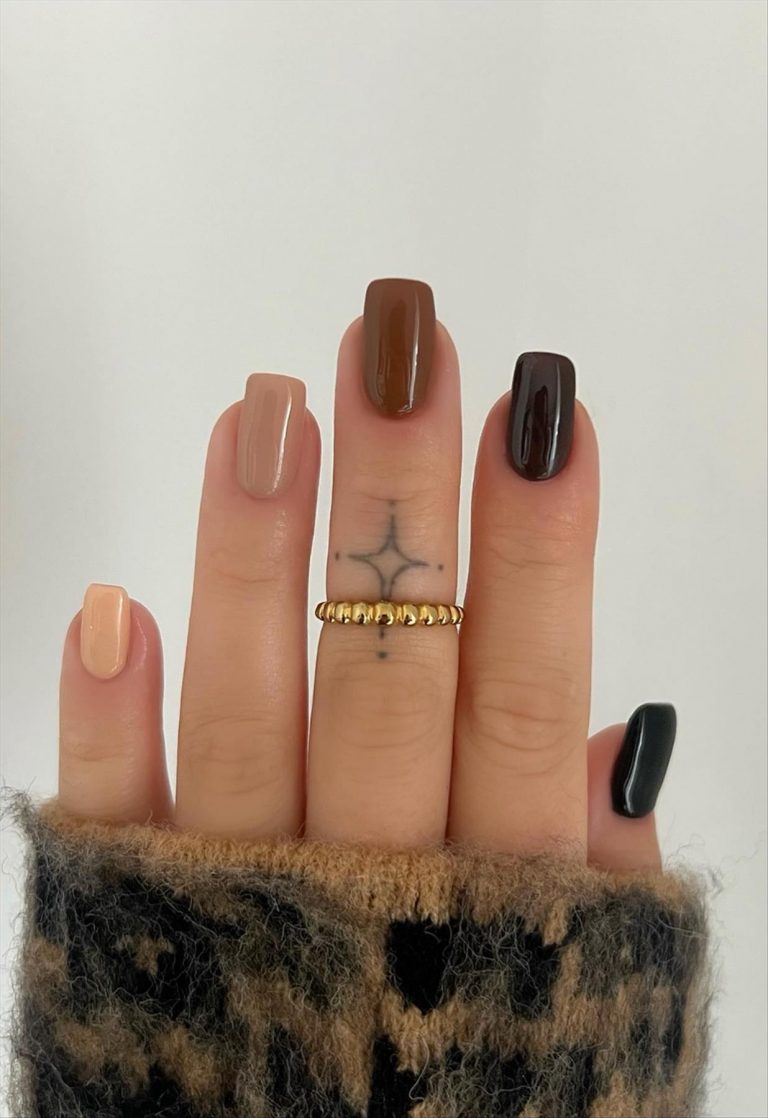 42 Natural Fall Nails 2024 To Embrace the Season Fashionsum